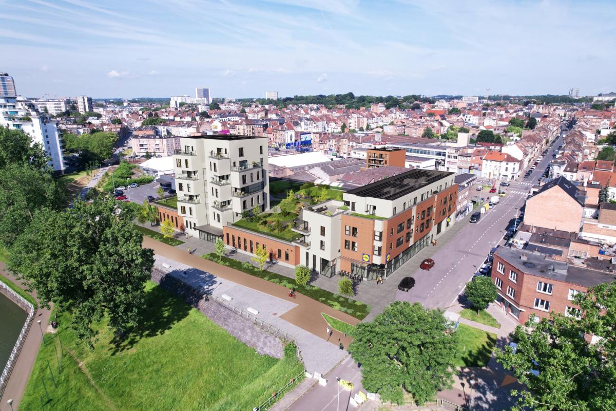 Magnifique appartement de +/- 88 m², 2 ch, terrasse de 19 m²