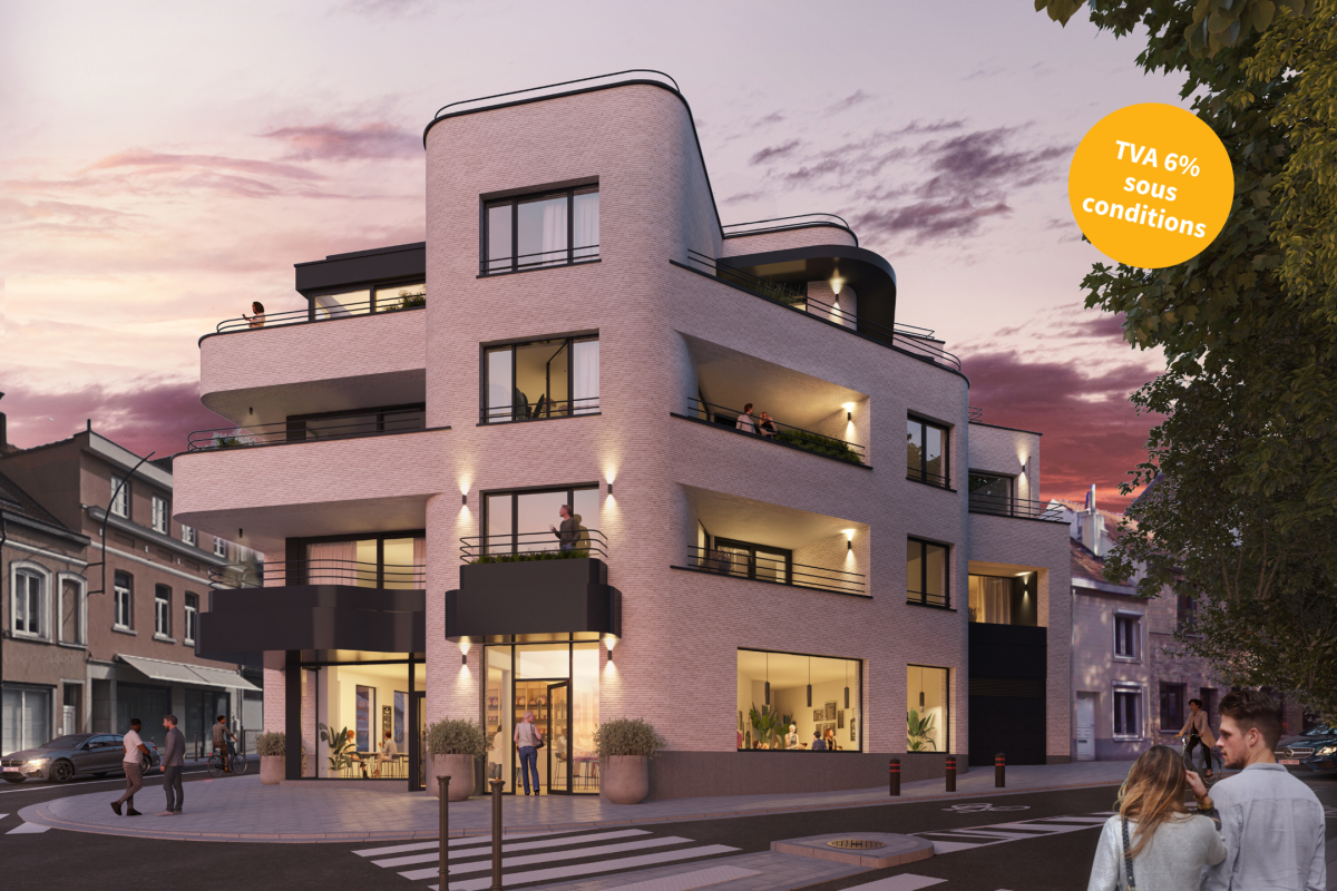 Quartier Rouge cloître, appartement neuf 3ch + terrasses