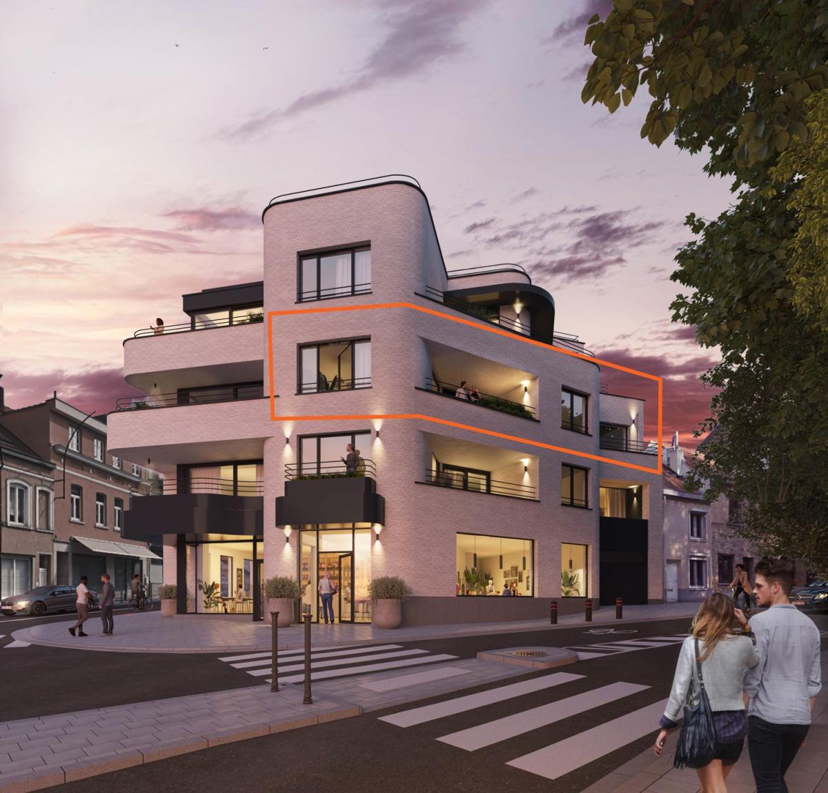 Quartier Rouge cloître, appartement neuf 3ch + terrasses