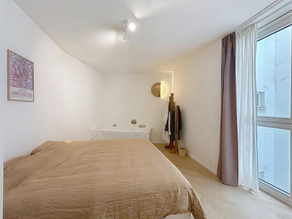 Sablon : Bel appartement meublé 1 ch rénové à neuf