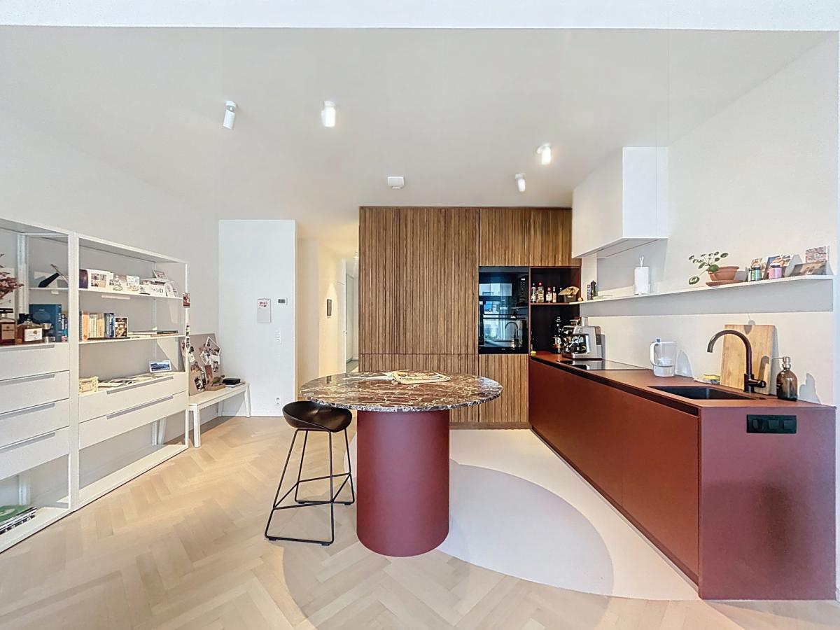 Sablon : Bel appartement meublé 1 ch rénové à neuf