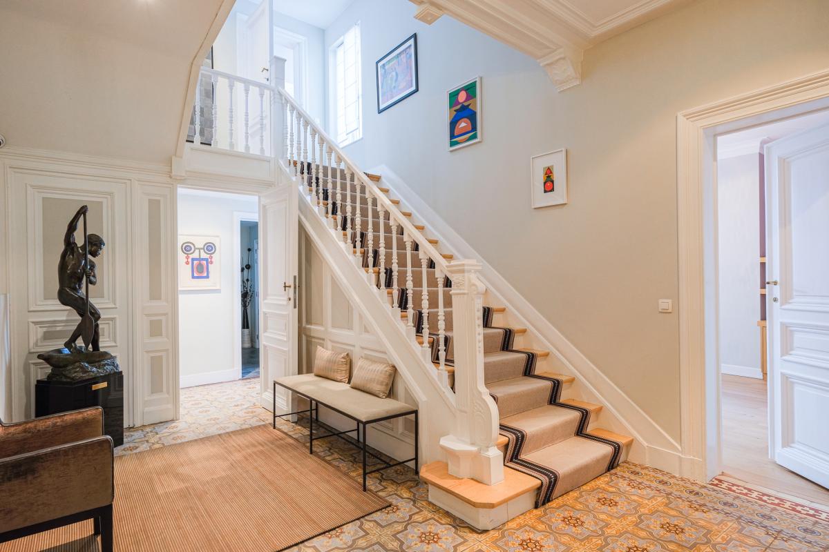 Etangs d'Ixelles, superbe hôtel de Maître,  jardin  garages