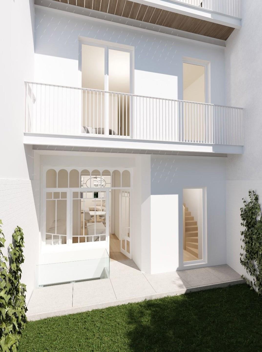 Square Marie Louise - Duplex rénové 3 chambres avec jardin 