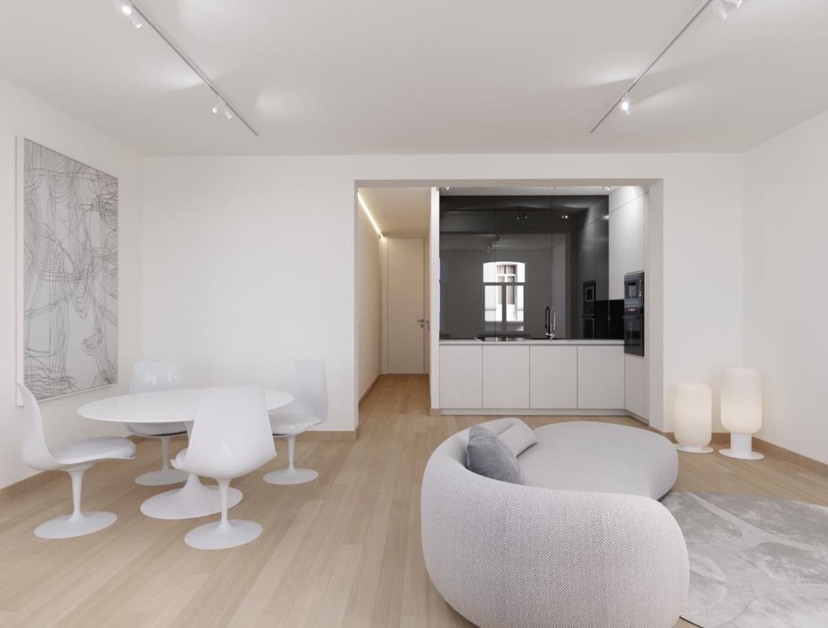 Square Marie Louise - Appart rénové 2 ch avec terrasse 