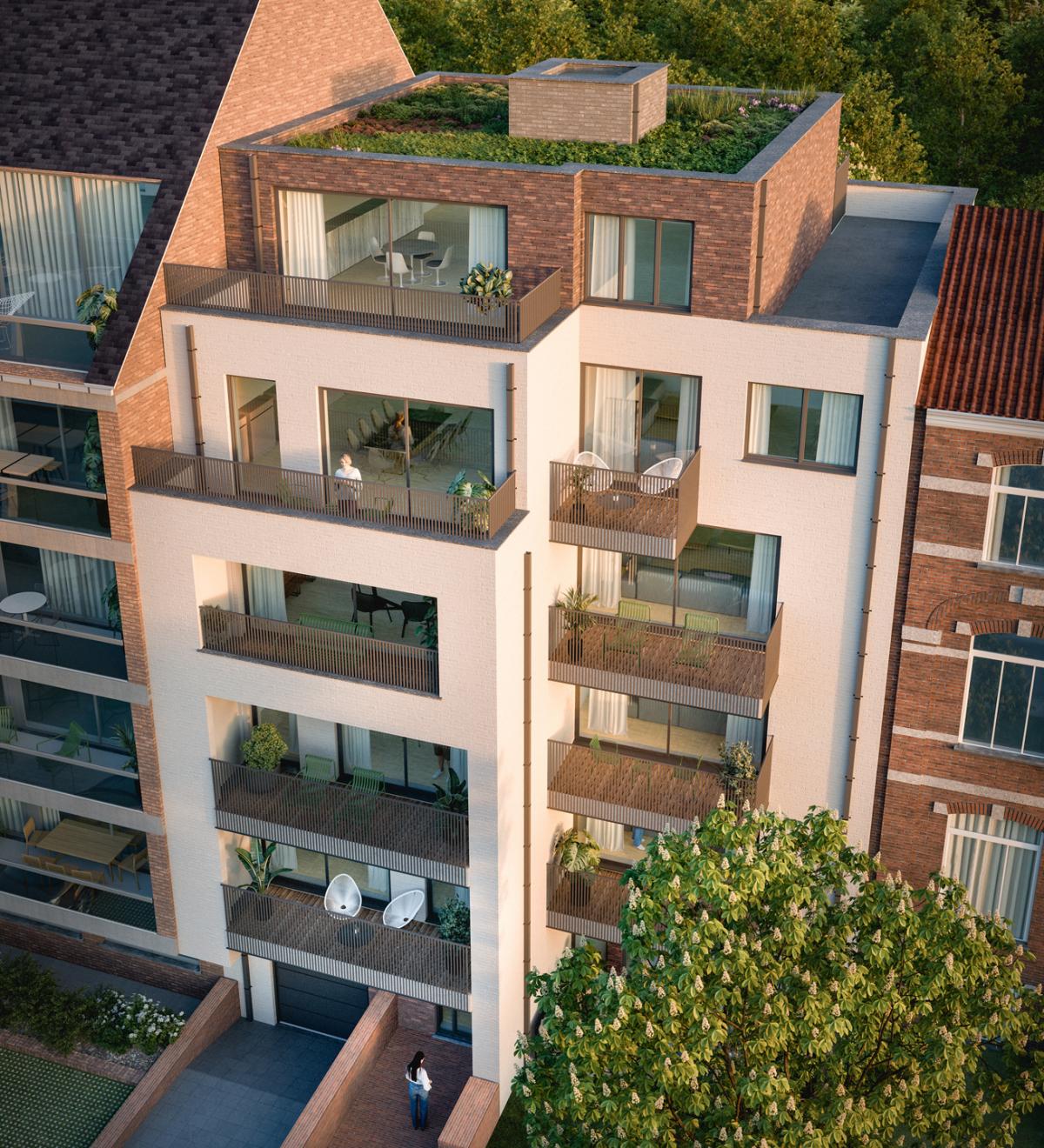 Parc de Wolvendael, appartement 2 chambres ±92m² + terrasse