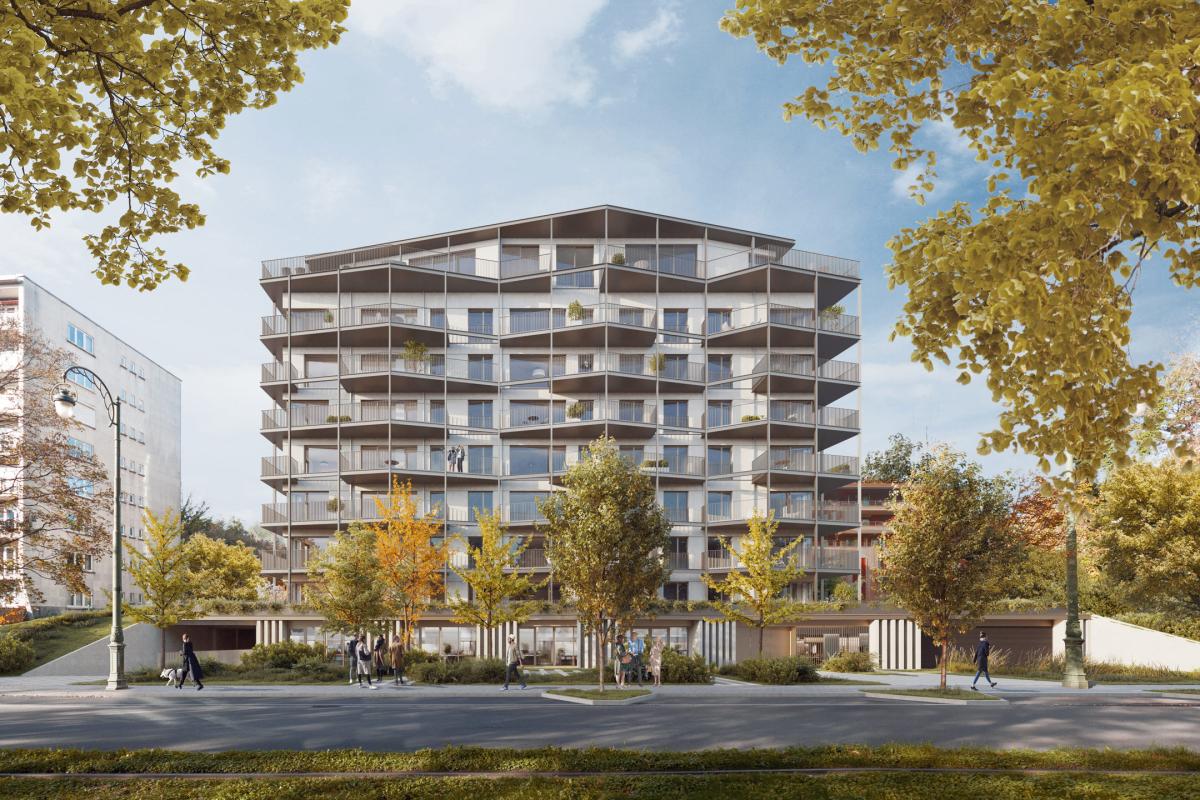 Projet de standing Anthea vue sur le Val Duchesse!