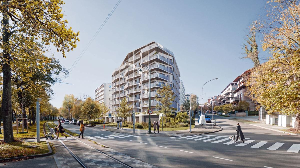 Projet de standing Anthea vue sur le Val Duchesse!