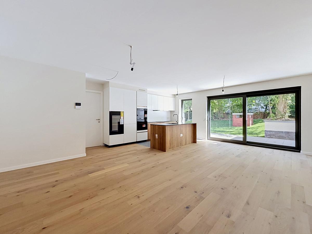 Wolvendael / Azande : RDC avec jardin neuf 3 chambres PEB A-