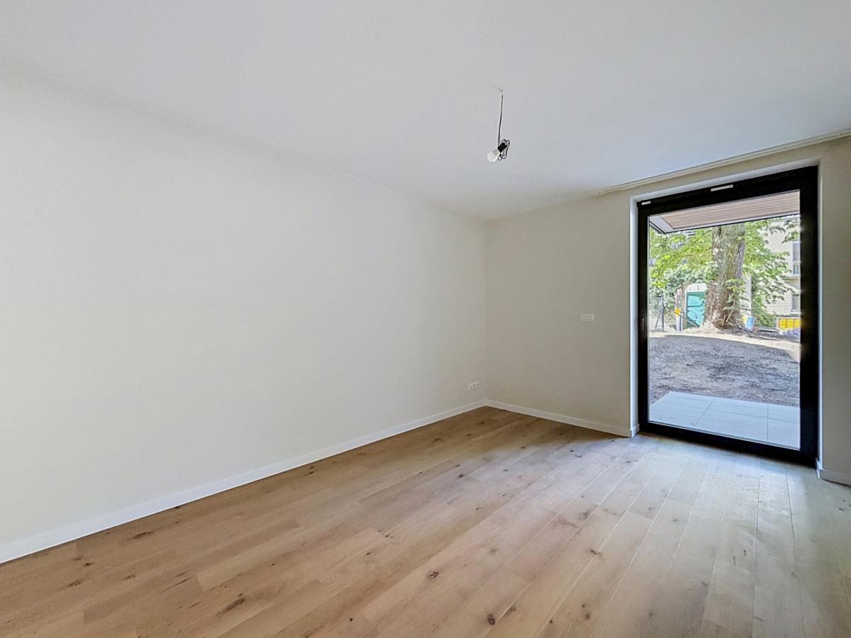 Wolvendael / Azande : RDC avec jardin neuf 3 chambres PEB A-