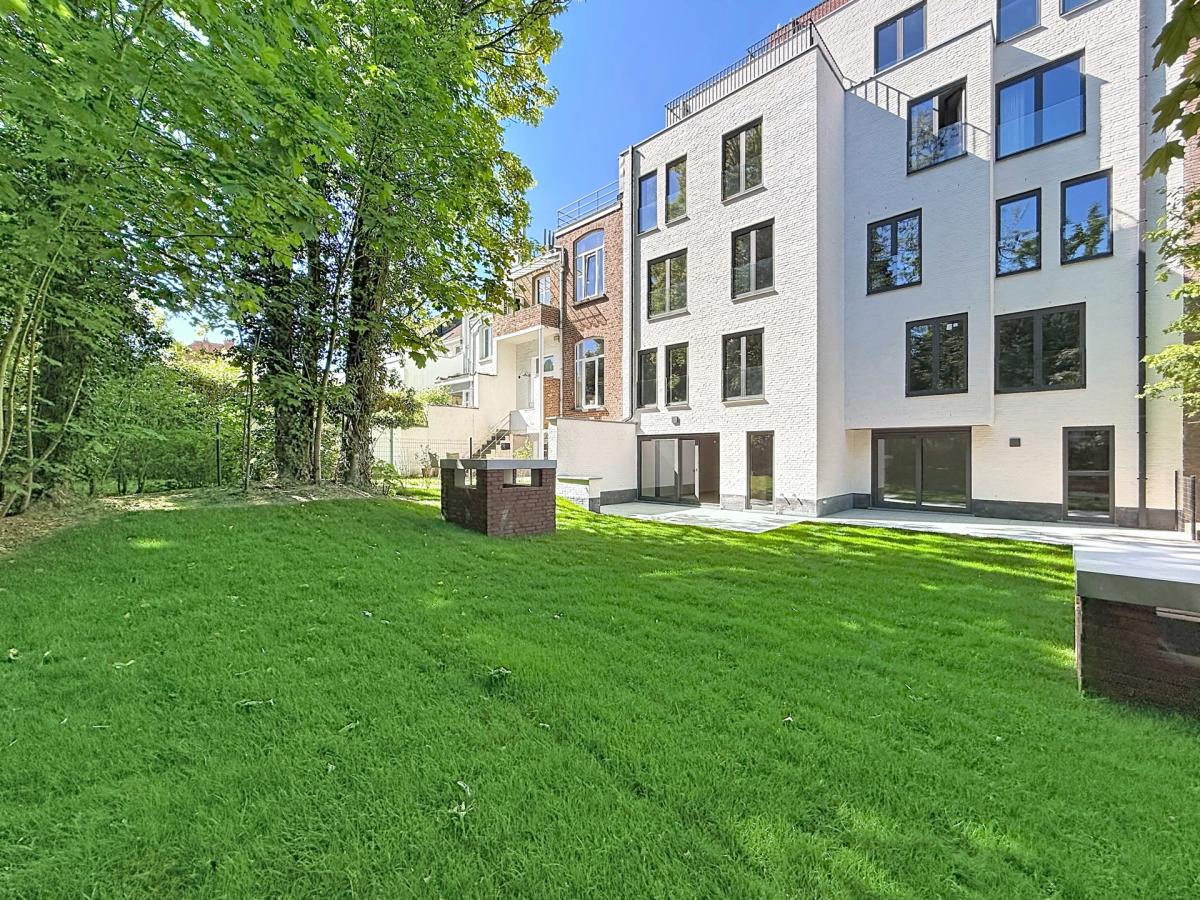 Wolvendael / Azande : RDC avec jardin neuf 3 chambres PEB A-