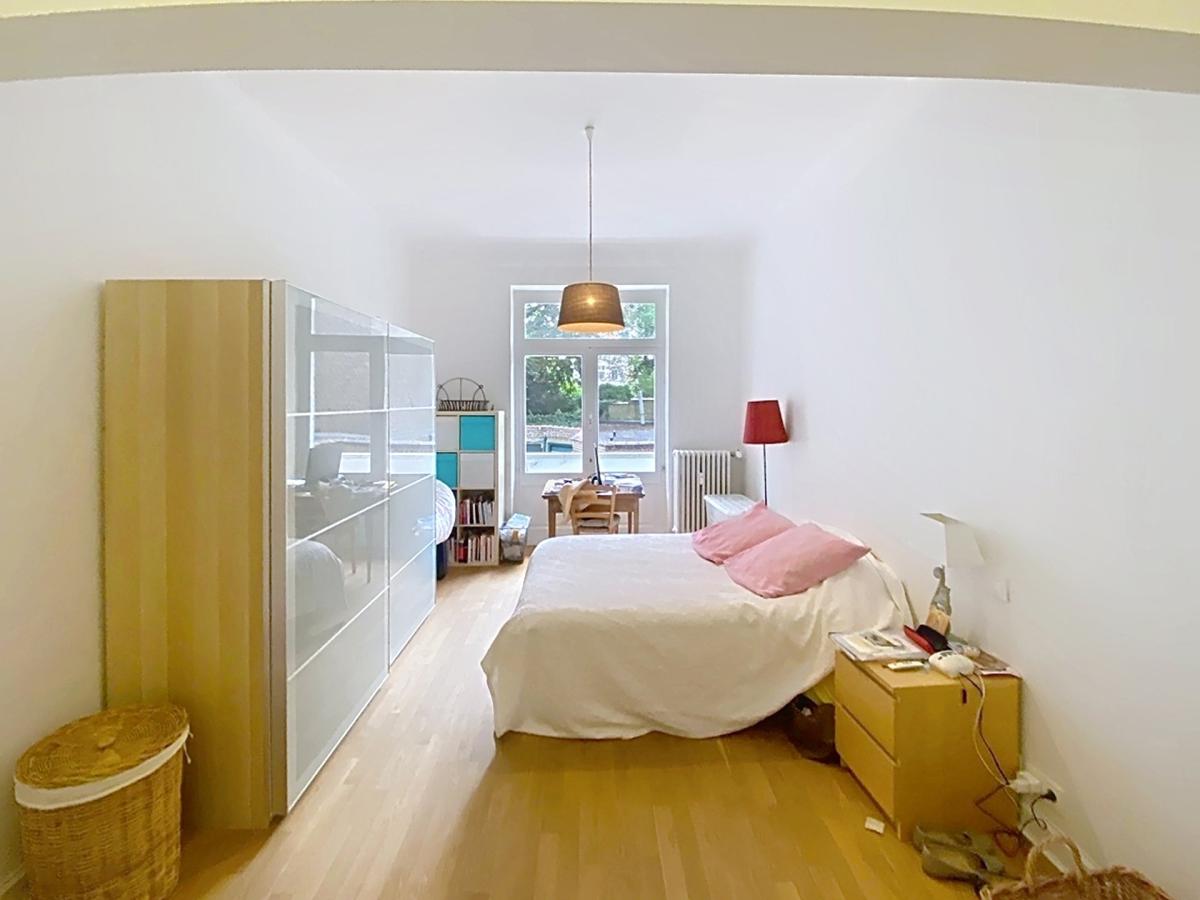 Pl. Brugmann : Bel appartement RDC rénové 