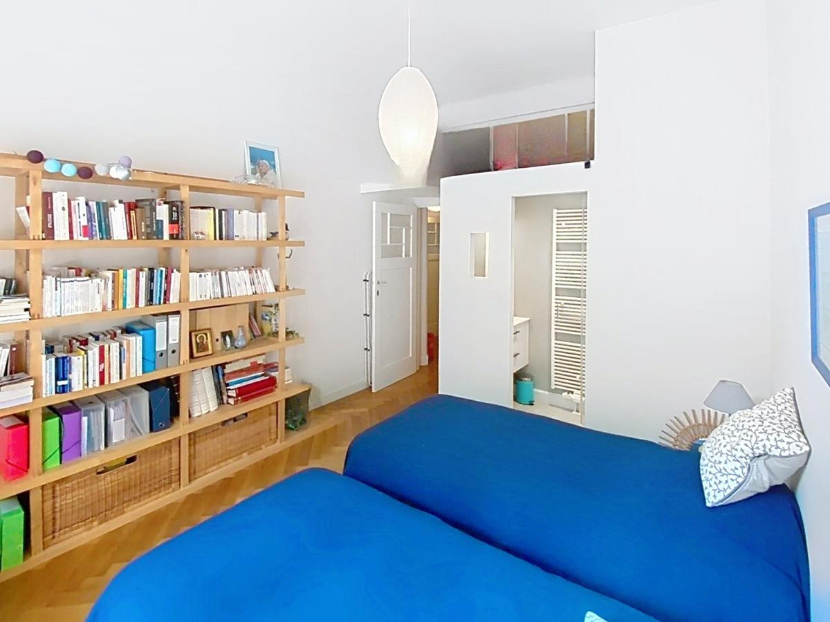 Pl. Brugmann : Bel appartement RDC rénové 