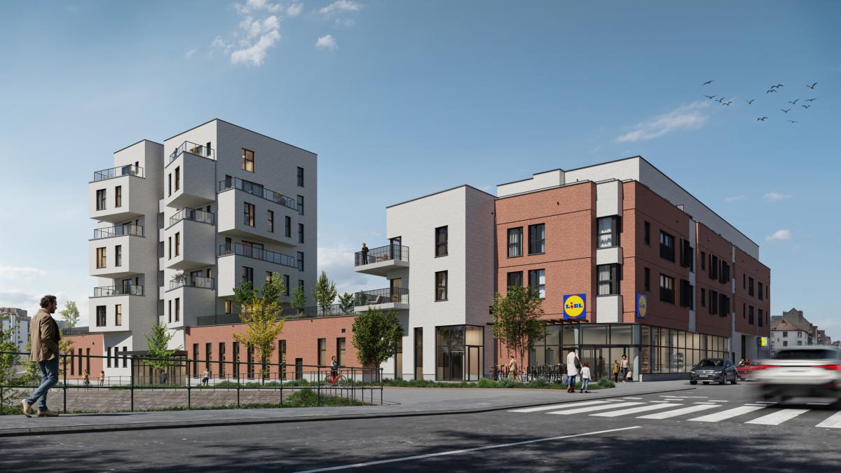 Spacieux studio de +/- 46 m²