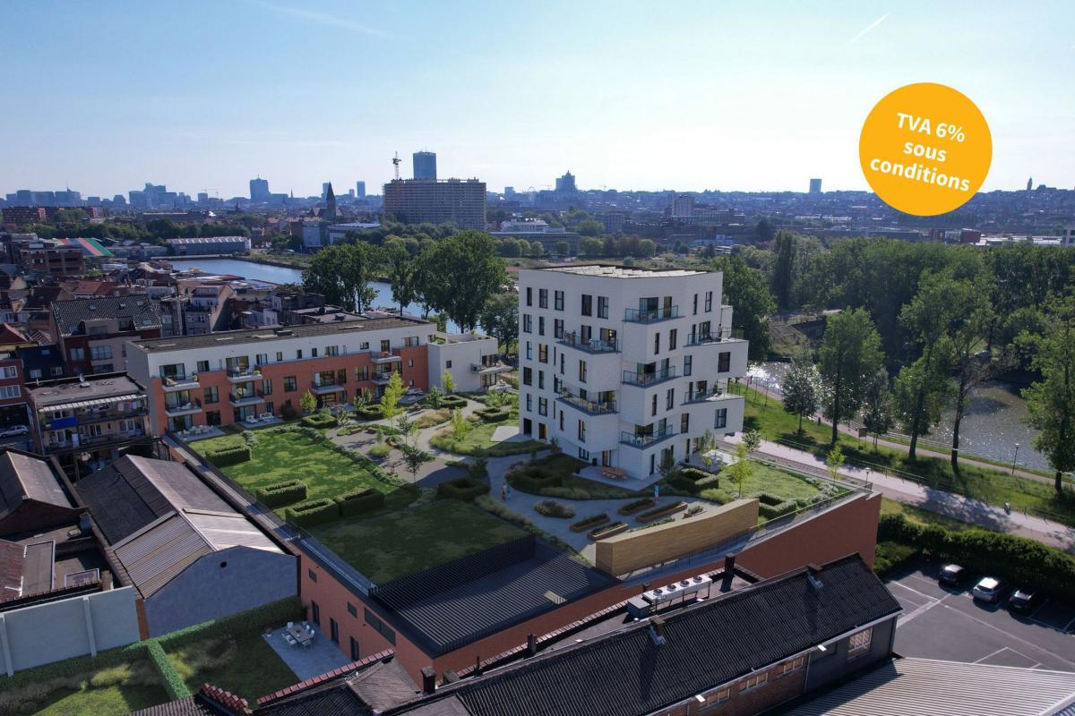 Magnifique appt. neuf +/- 130,5m², 3ch., terrasse 17,5 m²