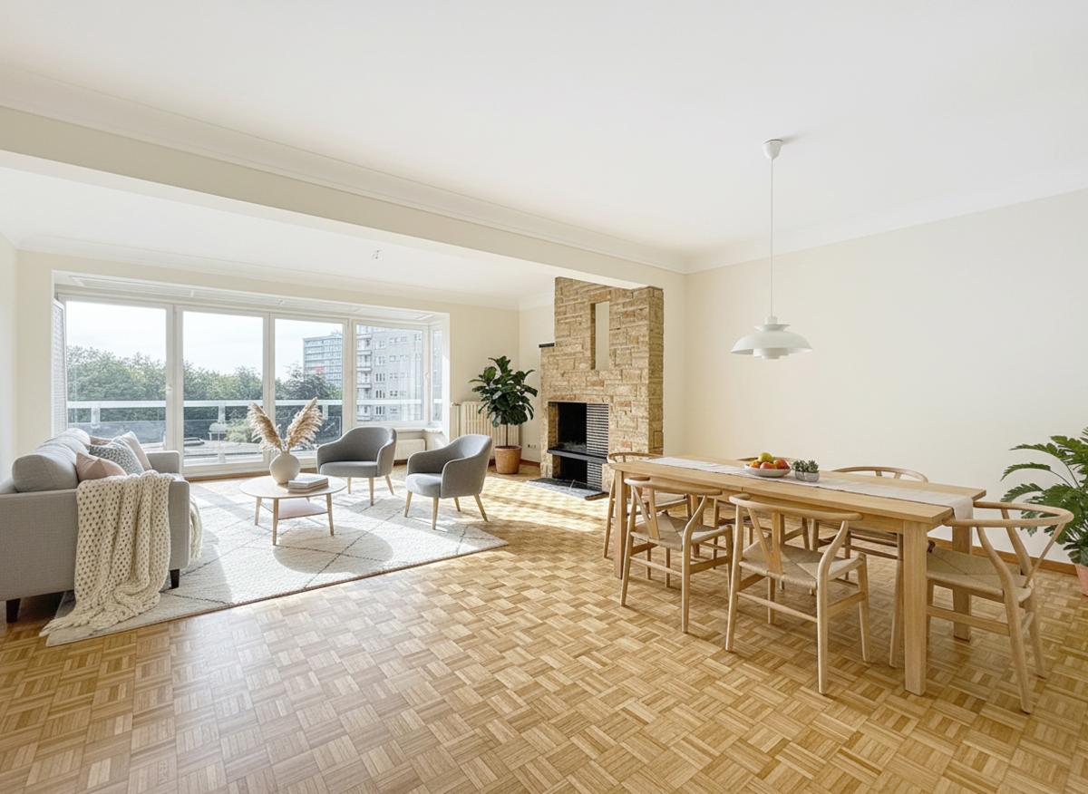 Forest, limite Uccle, lumineux appartement 3ch avec terrasse