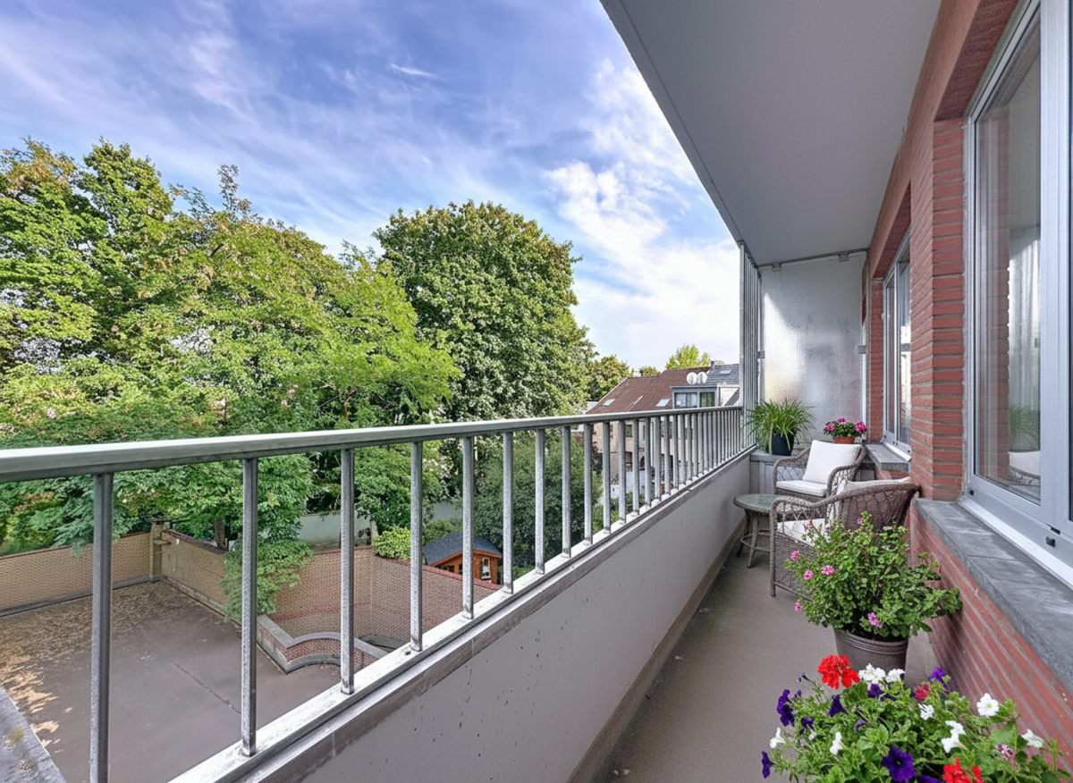 Forest, limite Uccle, lumineux appartement 3ch avec terrasse