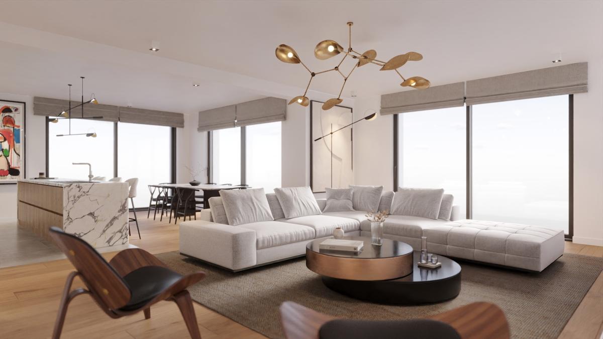 Blés d'Or - Duplex ±269m², 3 chambres, 3 terrasses, jardin