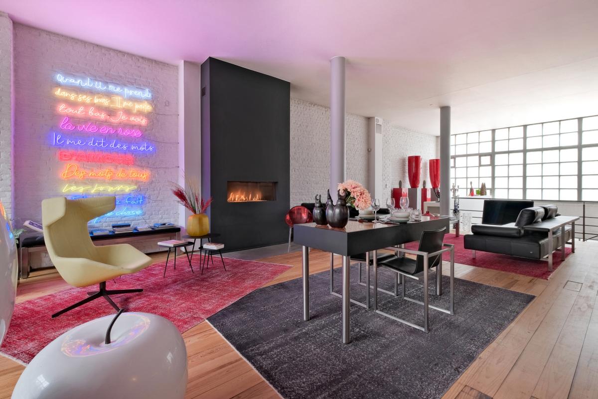 Magnifique loft meublé, 2 grandes terrasses et parking