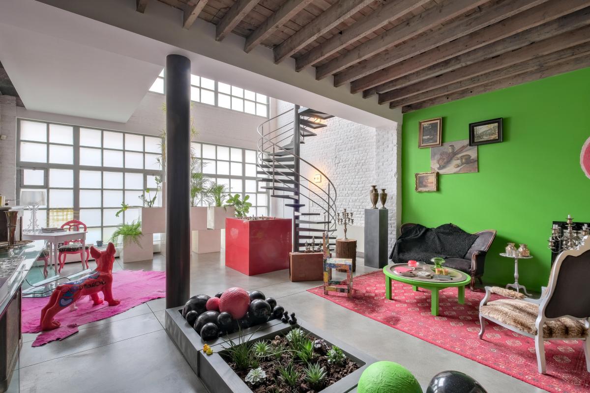 Magnifique loft meublé, 2 grandes terrasses et parking