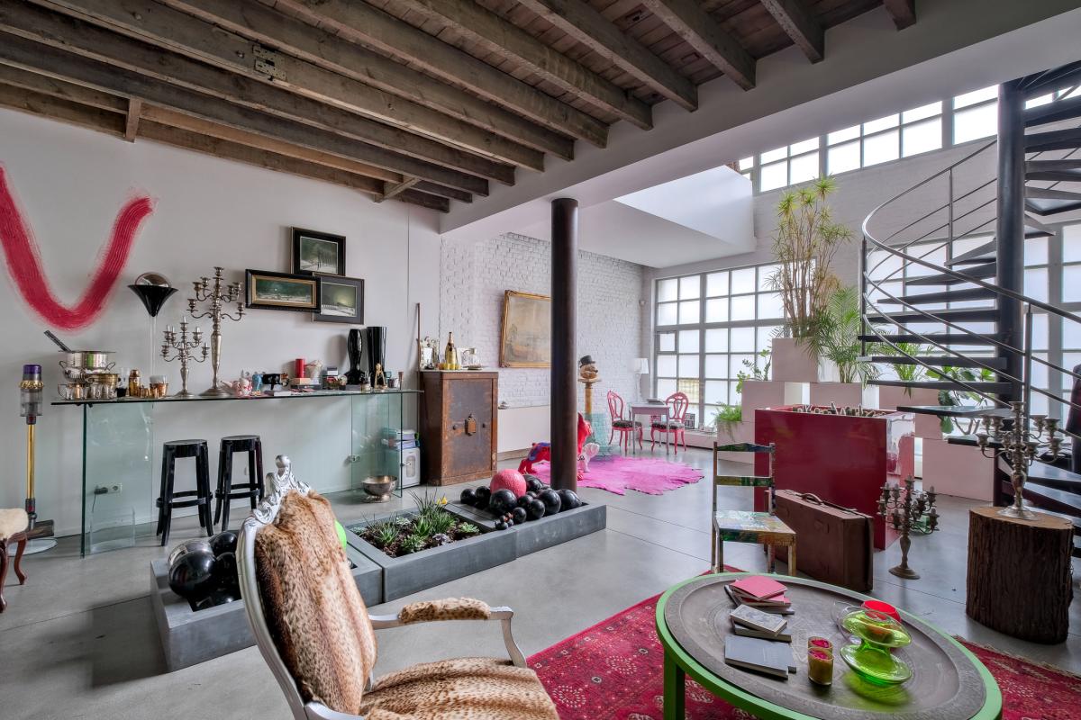 Magnifique loft meublé, 2 grandes terrasses et parking