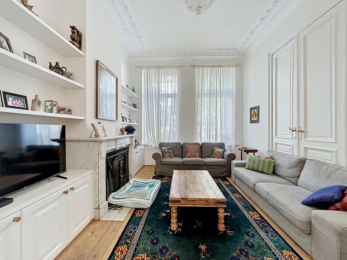 Proche Quartier EU, maison meublée 4 ch avec jardin