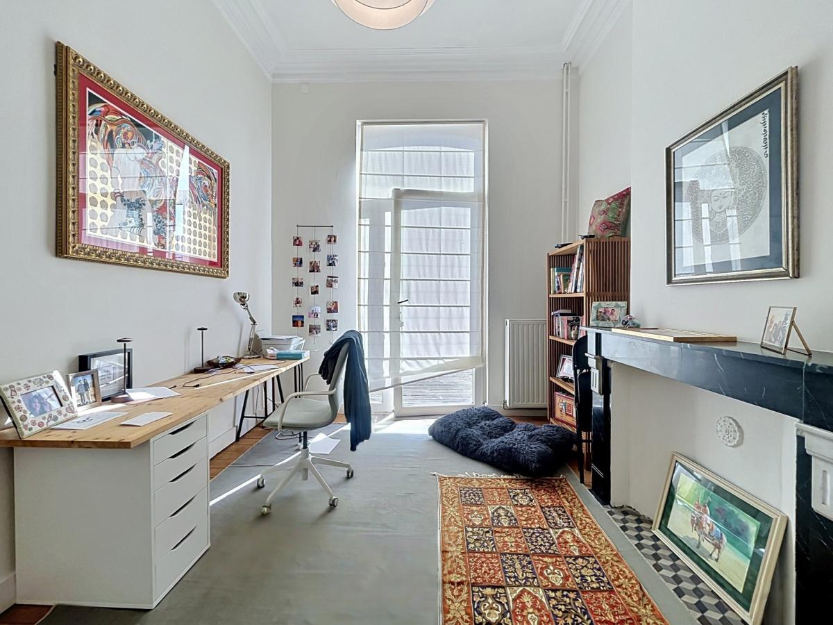 Proche Quartier EU, maison meublée 4 ch avec jardin