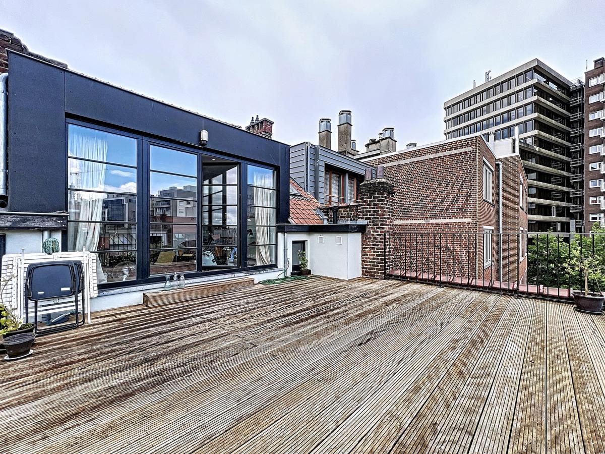 Châtelain/Flagey : Duplex Penthouse 2 ch + terrasse