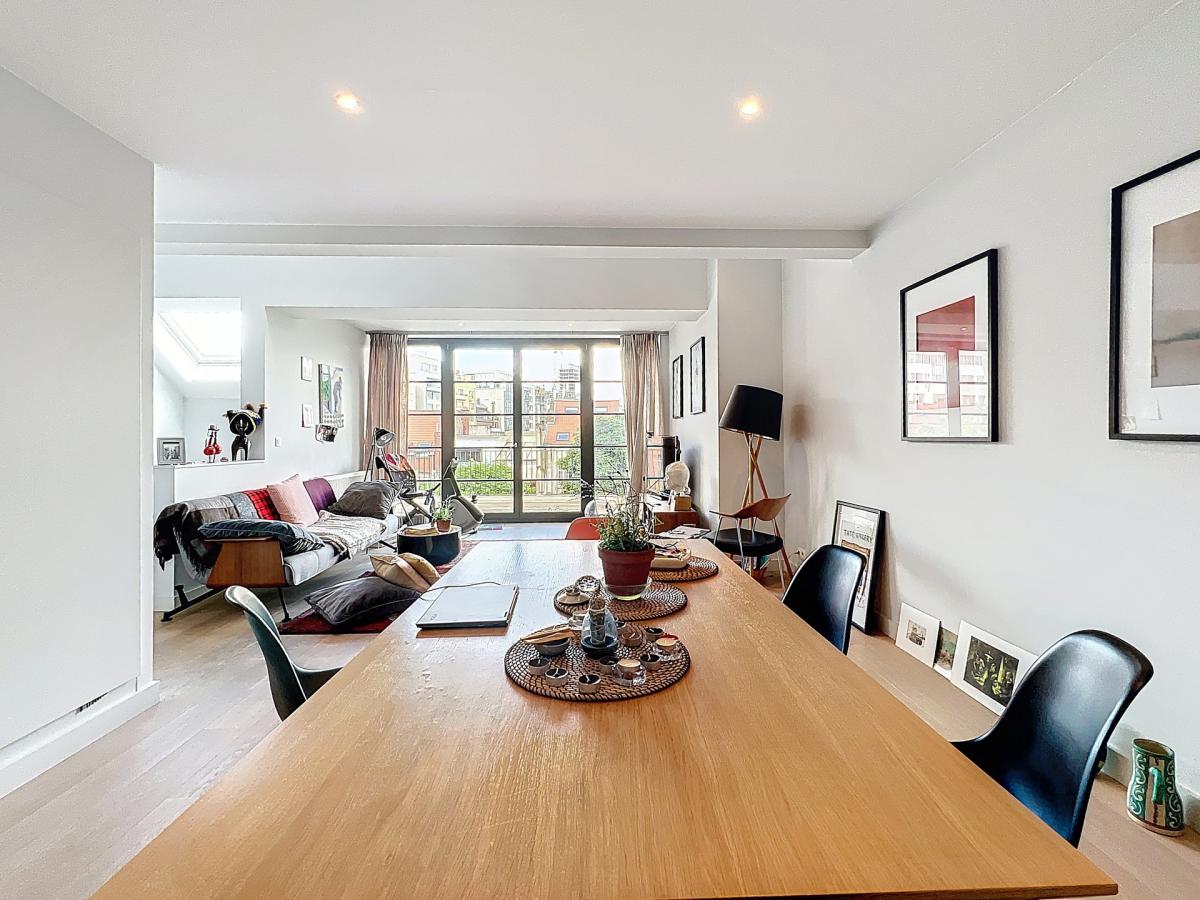 Châtelain/Flagey : Duplex Penthouse 2 ch + terrasse