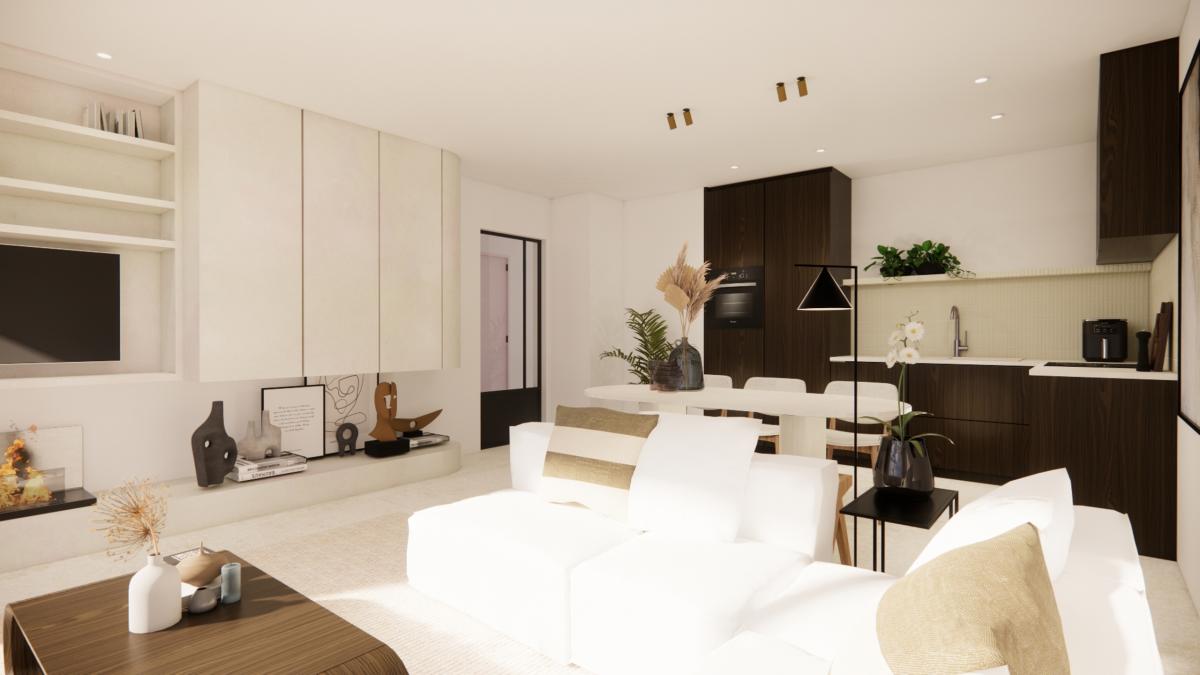 projet Fantine, penthouse 104m² 3ch terr 15,60m²