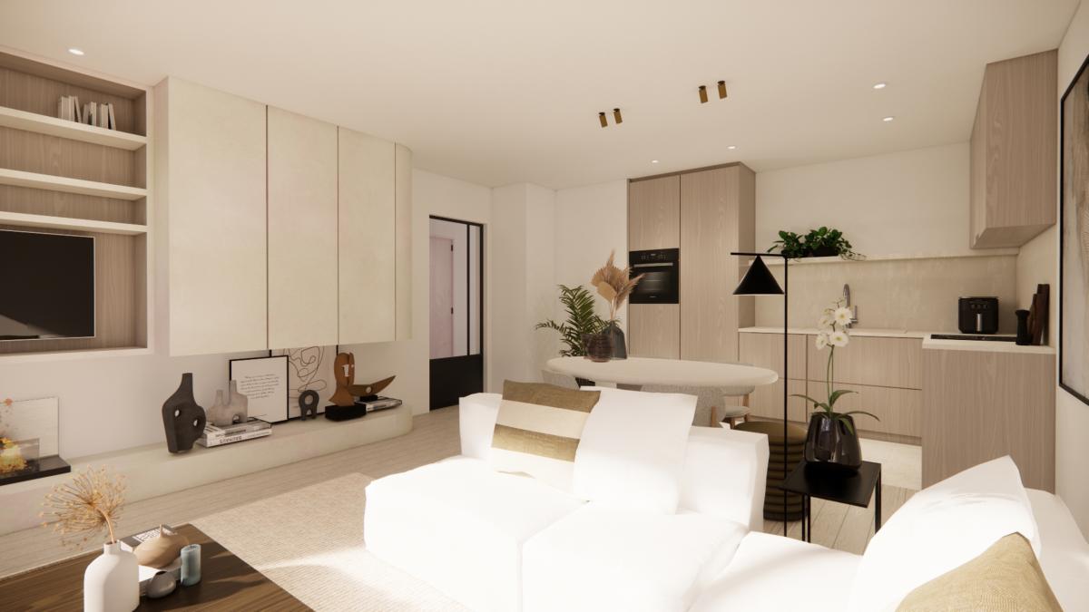 projet Fantine, penthouse 104m² 3ch terr 15,60m²