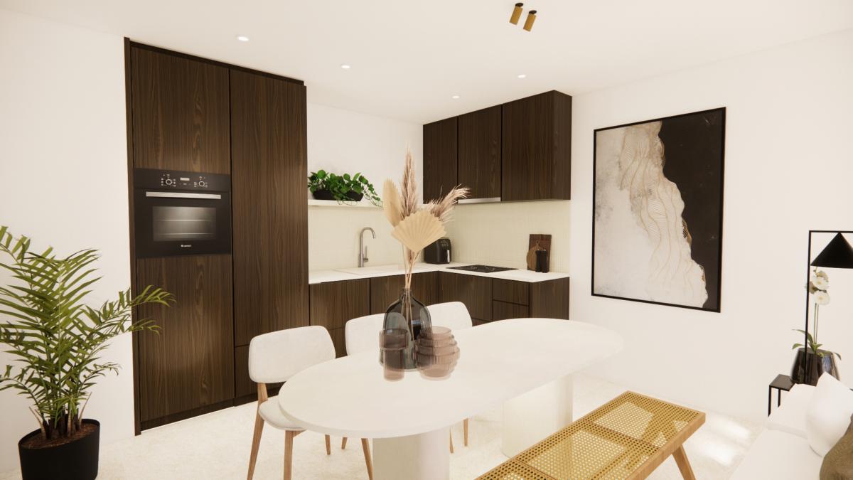 projet Fantine, penthouse 104m² 3ch terr 15,60m²