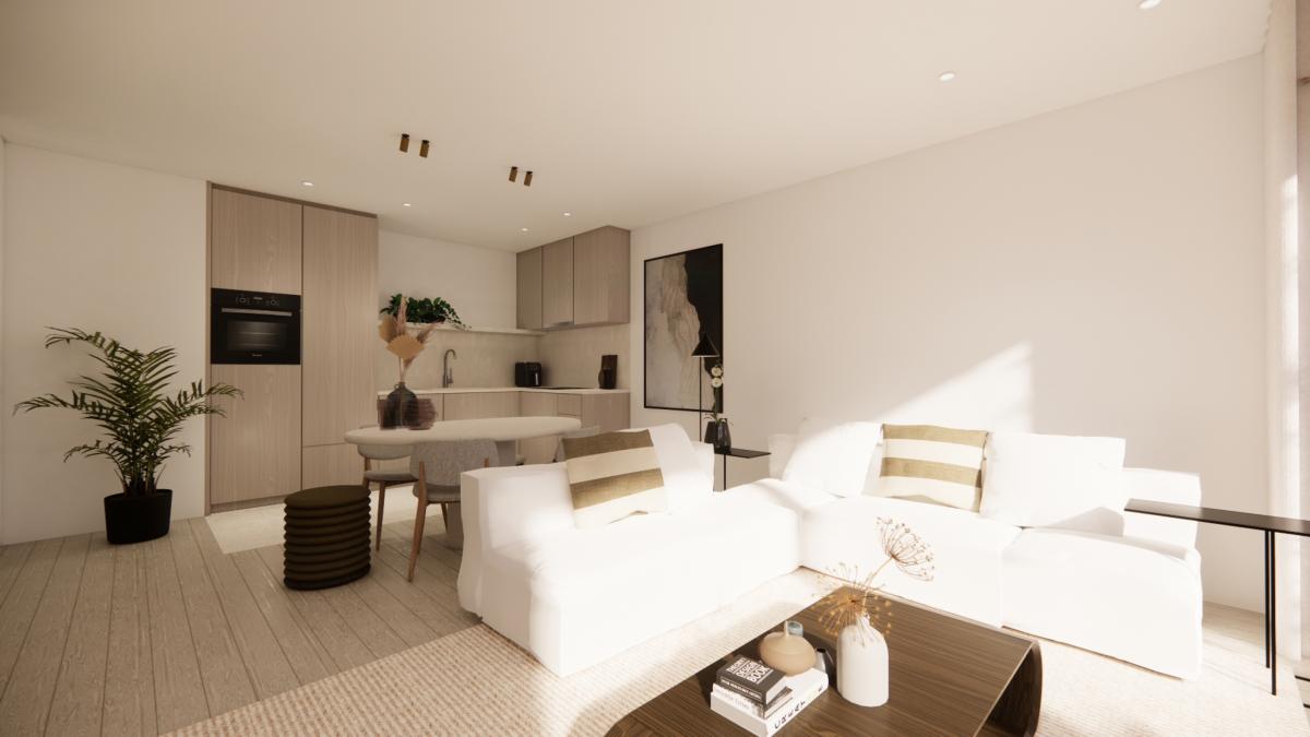 projet Fantine, penthouse 104m² 3ch terr 15,60m²