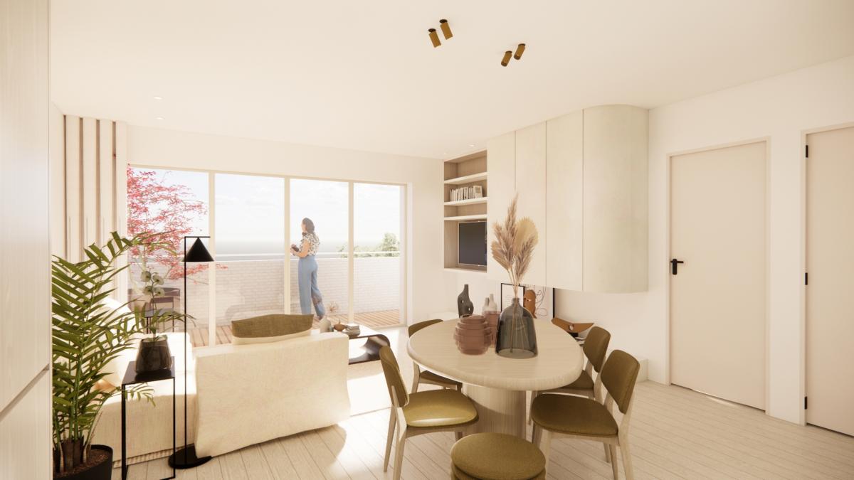 projet Fantine, penthouse 104m² 3ch terr 15,60m²