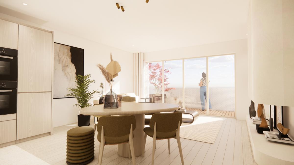 projet Fantine, penthouse 104m² 3ch terr 15,60m²