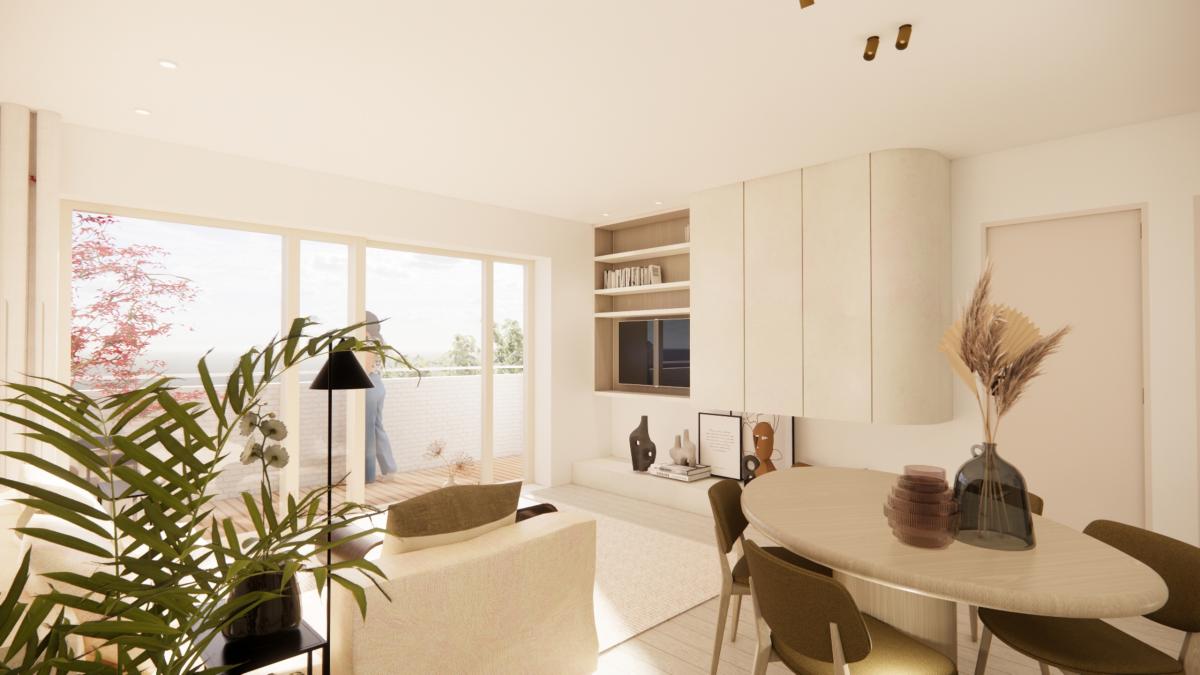 projet Fantine, penthouse 104m² 3ch terr 15,60m²