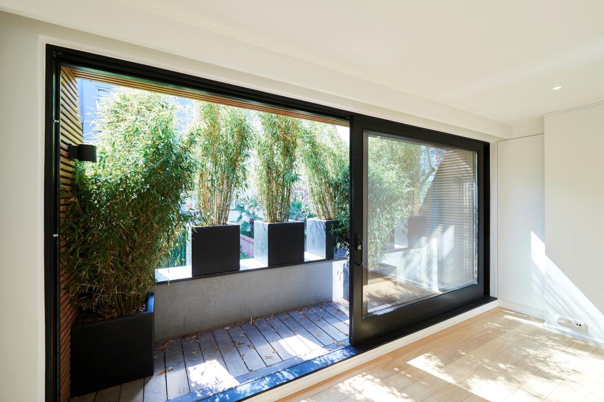 Brugmann : superbe arrière maison 3 chambres + jardin