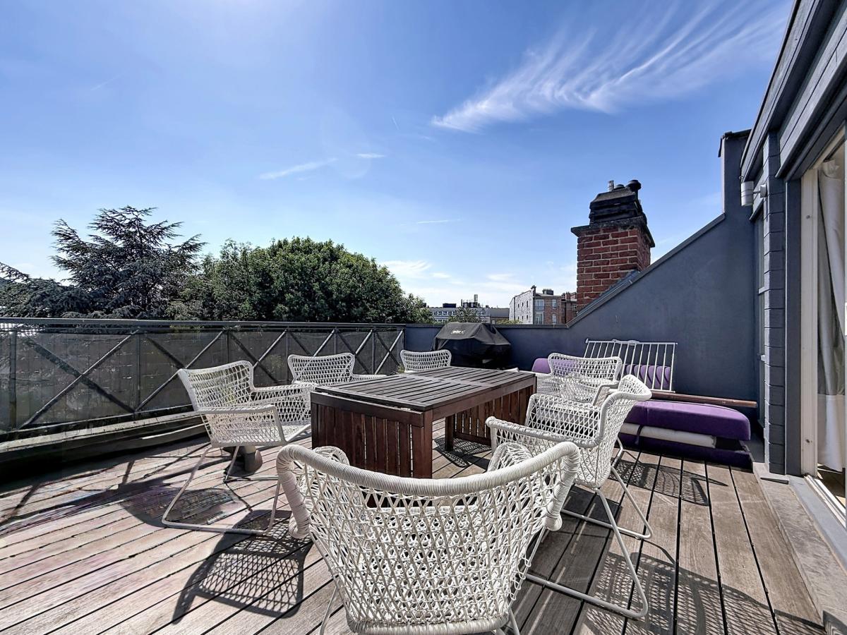 Châtelain/Stéphanie : Magnifique triplex penthouse