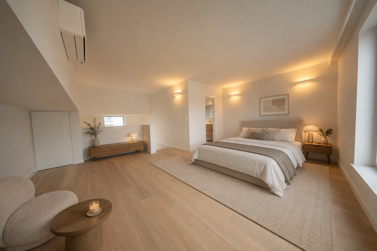 Projet été superbe duplex avec terrasse + jardin 