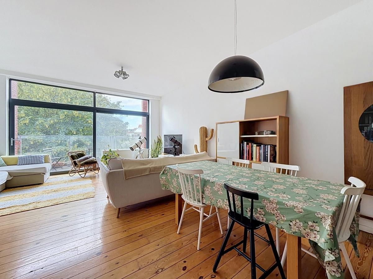 Pl. Brugmann/Lepoutre : Superbe appartement 3 ch. + terrasse