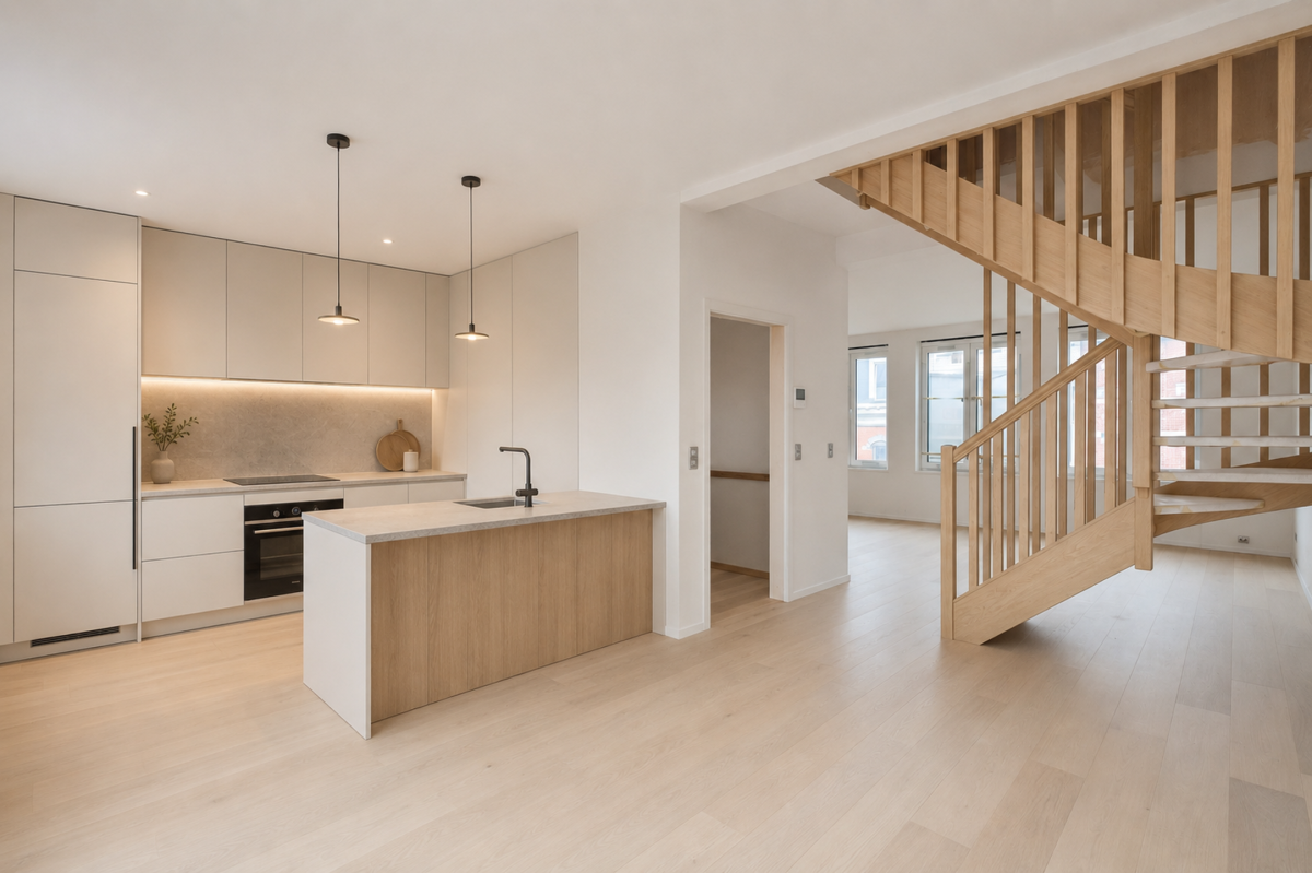 Chatelain/Tenbosch - Lumineux triplex de ± 185 m² + terrasse