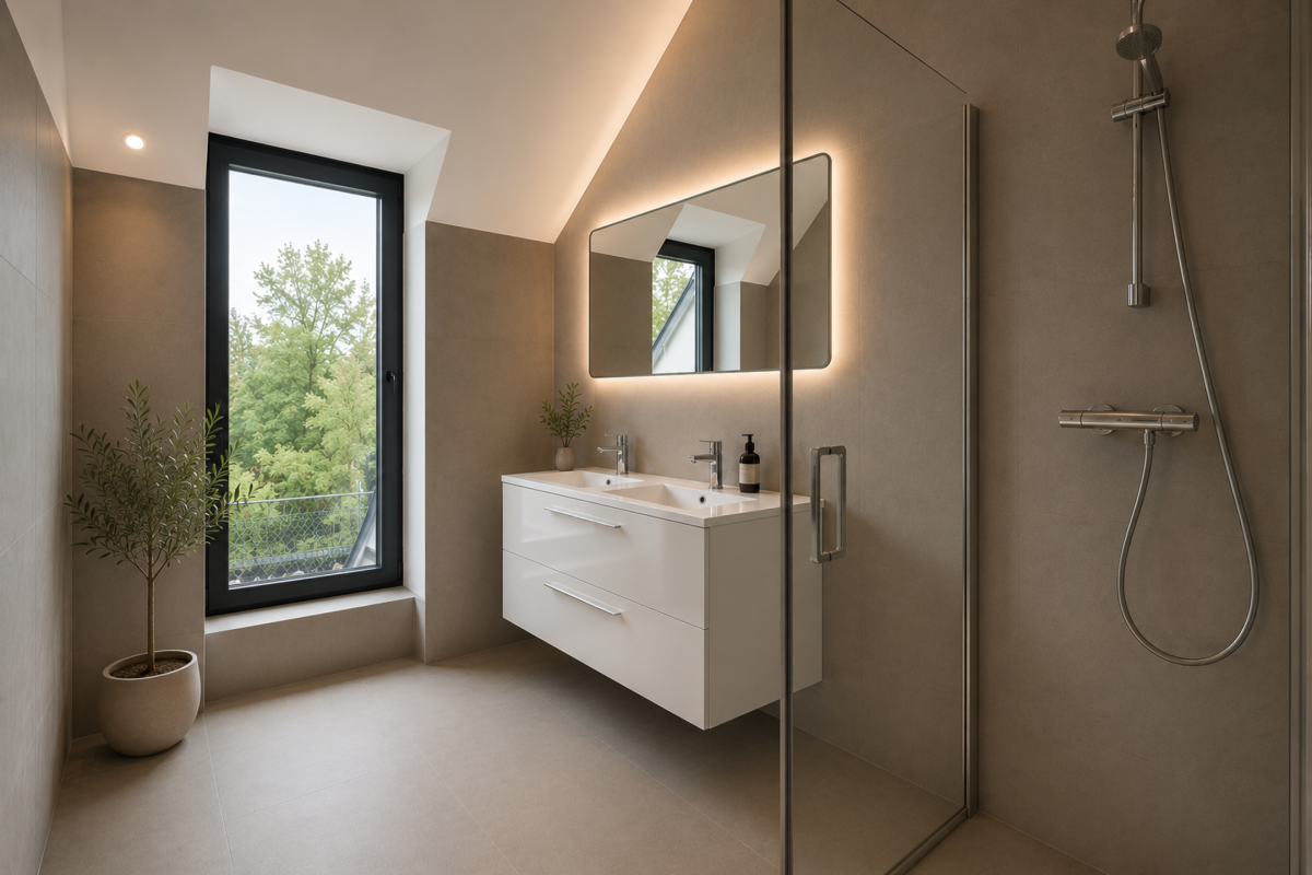 Blés d'Or - Duplex ±269m², 3 chambres, 3 terrasses, jardin