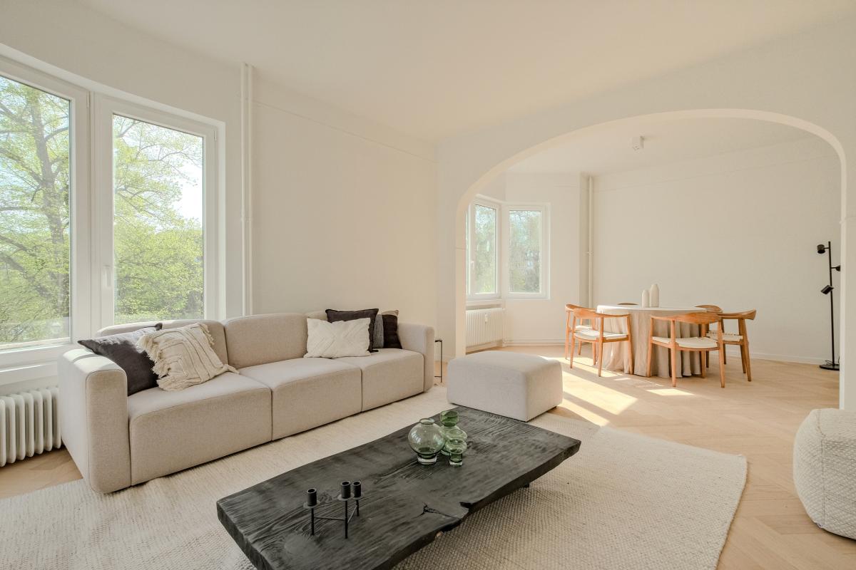 Square Marie Louise - Appartement 113m² rénové 2ch 