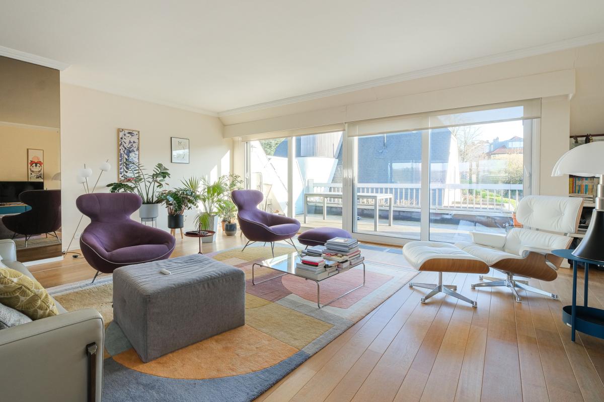 De fré-Wolvendael, penthouse 165m² 3 ch + 8 terrasses 