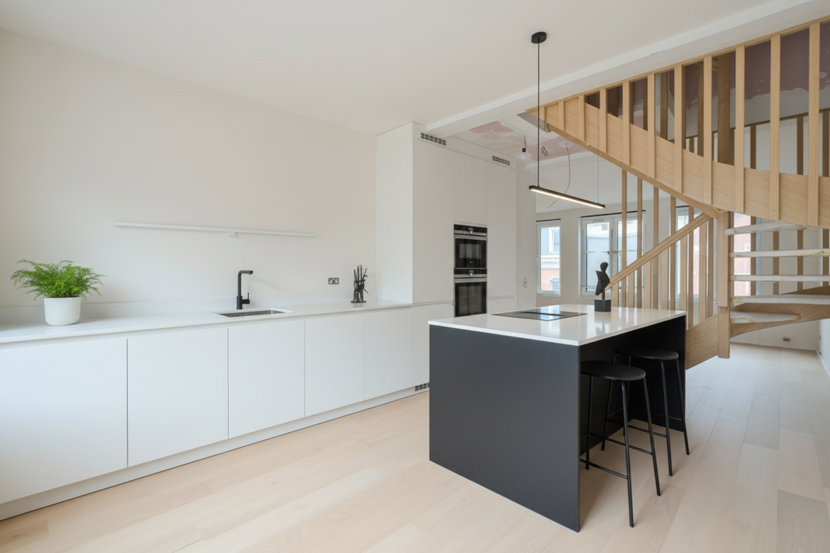 Chatelain/Tenbosch - Lumineux triplex de ± 185 m² + terrasse