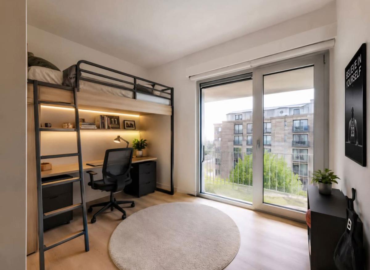 Lycée Français  - Appartement lumineux, terrasse et garage