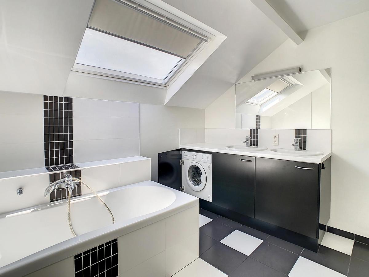 Etangs d'Ixelles : appartement 2 ch + bureau + 2 terrasses