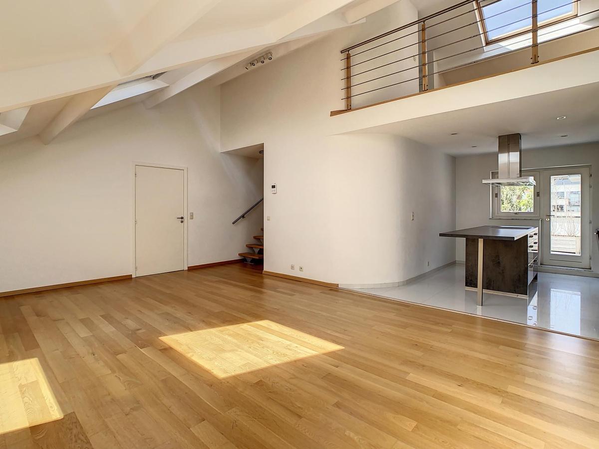 Etangs d'Ixelles : appartement 2 ch + bureau + 2 terrasses