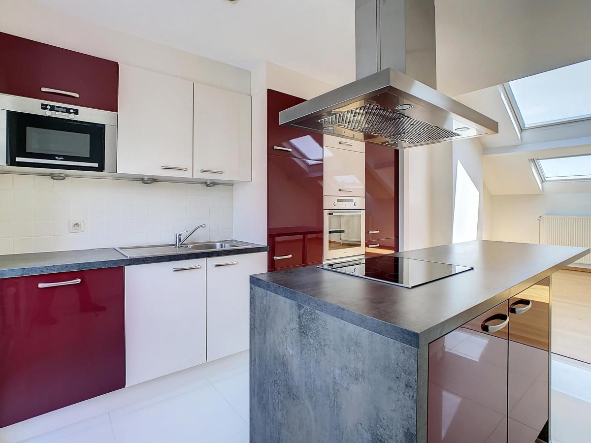 Etangs d'Ixelles : appartement 2 ch + bureau + 2 terrasses
