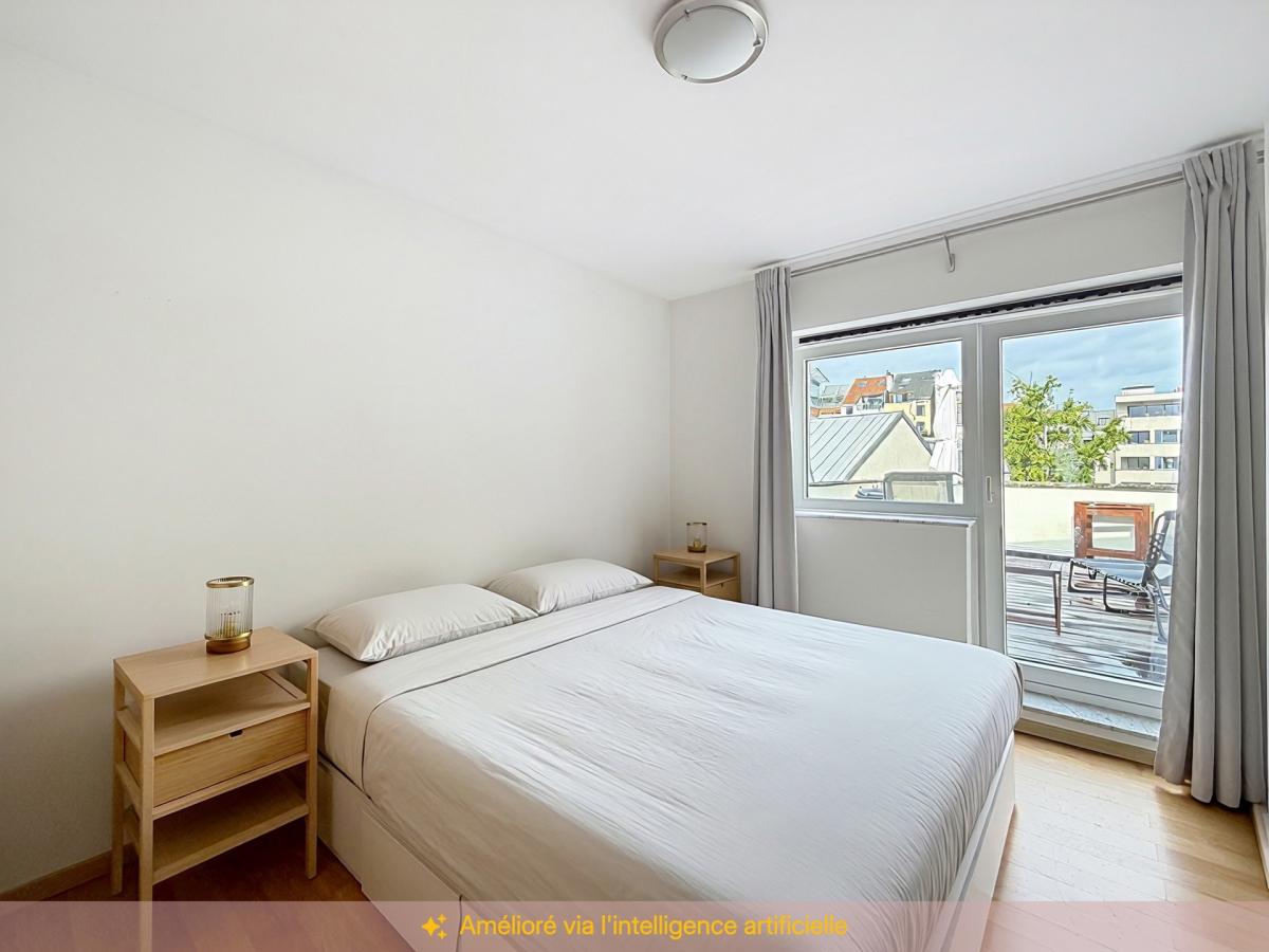Etangs d'Ixelles : appartement 2 ch + bureau + 2 terrasses
