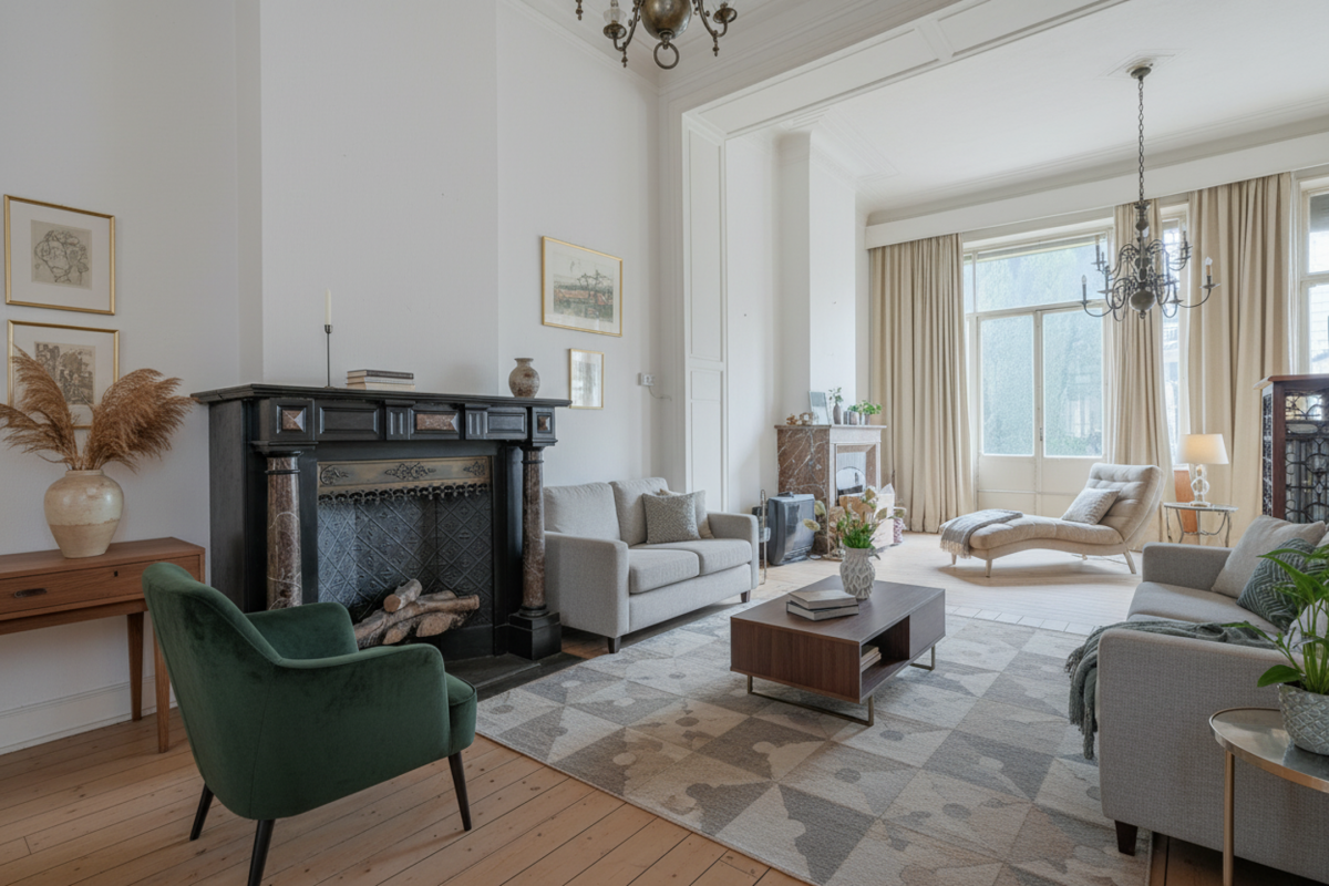 Pl. Brugmann - Maison bourgeoise de ± 580 m² bruts & jardin 